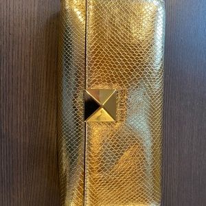 Michael Kors Karla Gold Clutch - New with tags!